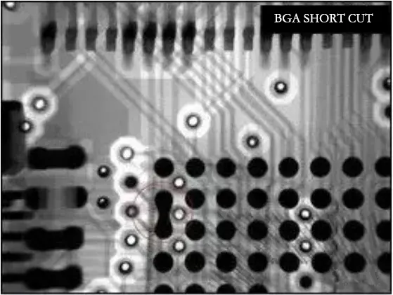 Fig 7 BGA Short Circuit