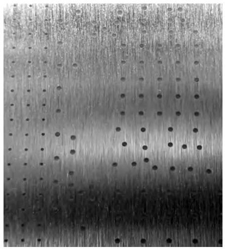 Figure 10 Close up of the resin after grinding