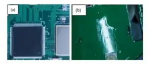 Figure 4 Appearance of the printed circuit board assembly after coating