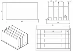 Figure 3 Design Drawing for Specialized Fixtures